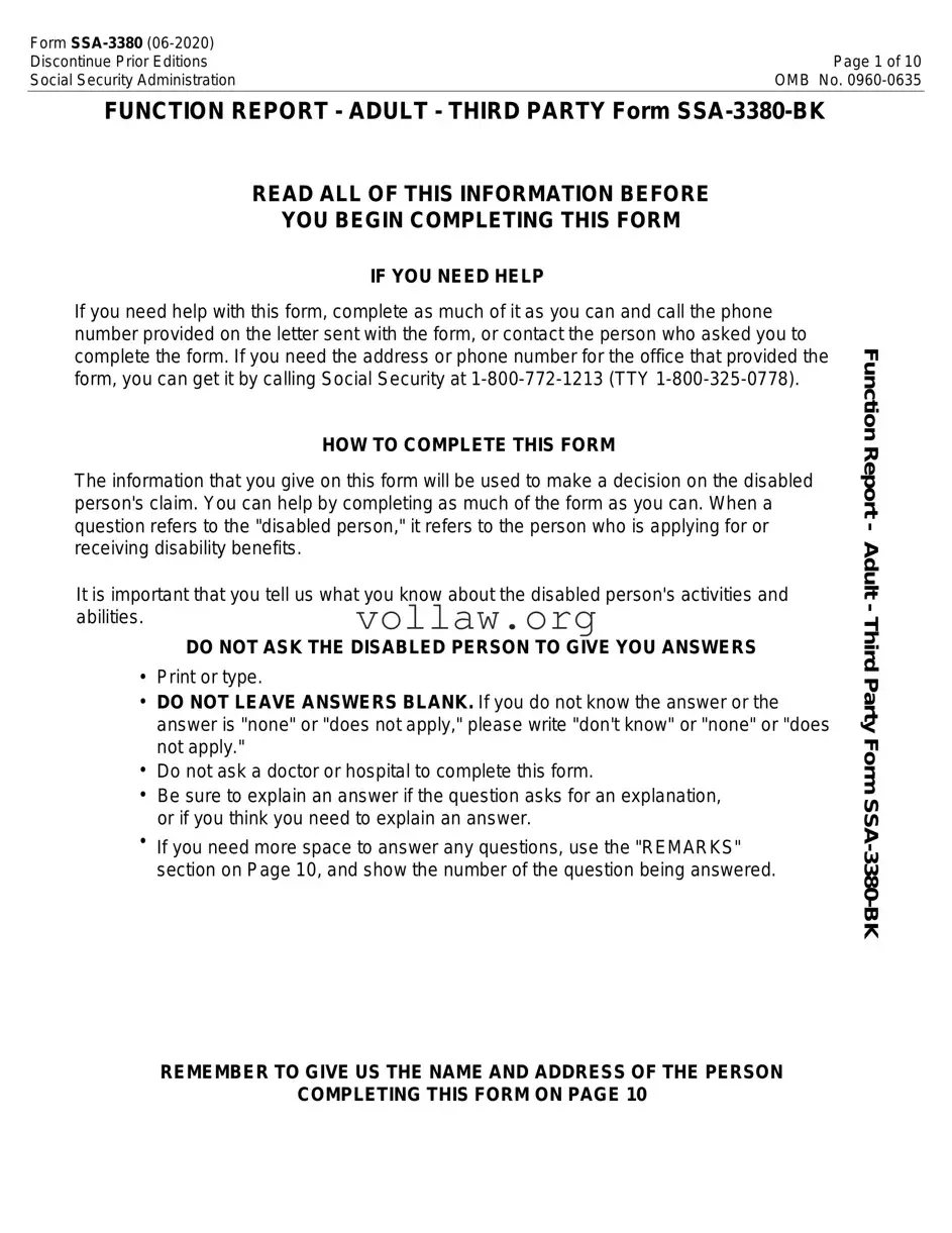 SSA SSA-3380-BK Template