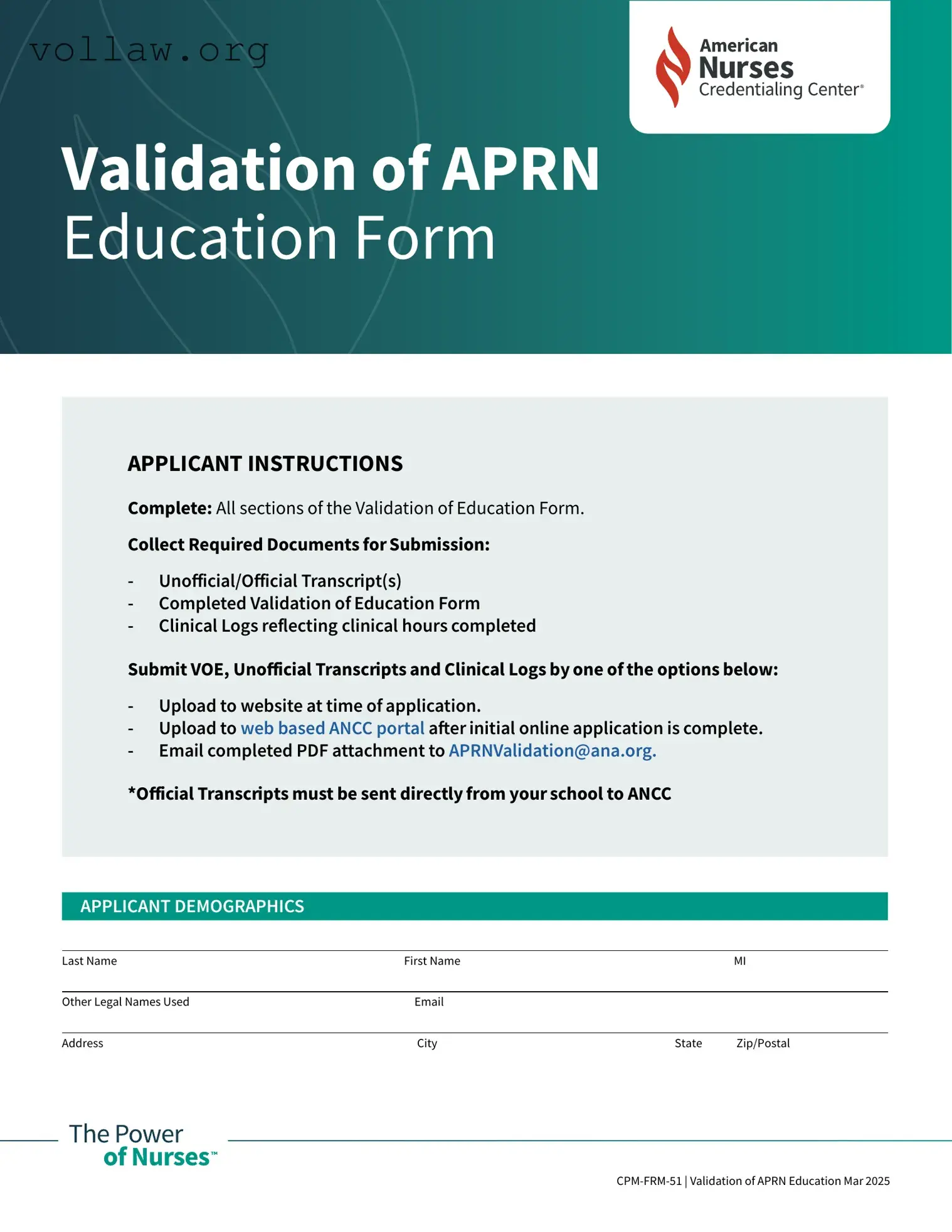 Ancc Certification Verification Template
