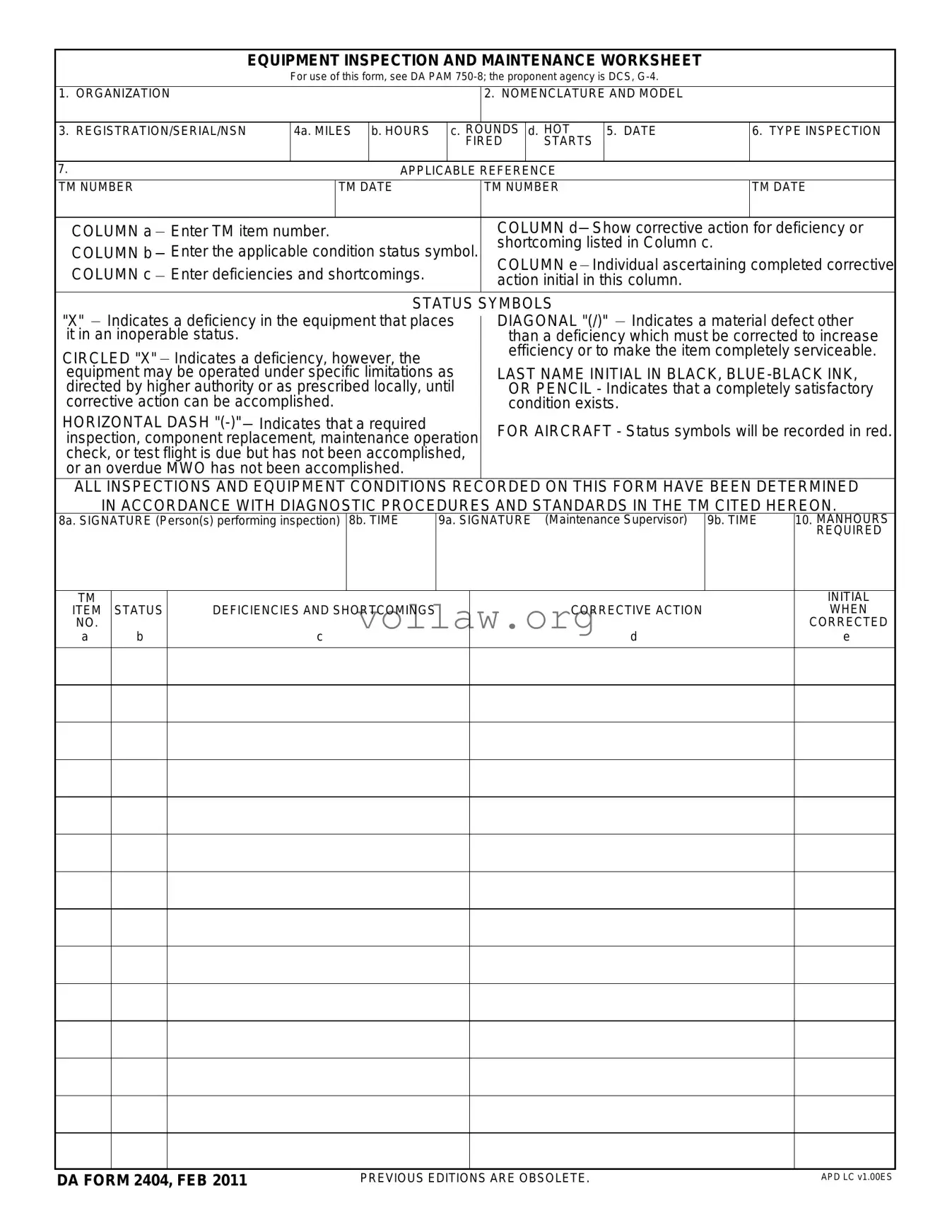 Da 5988 E Template