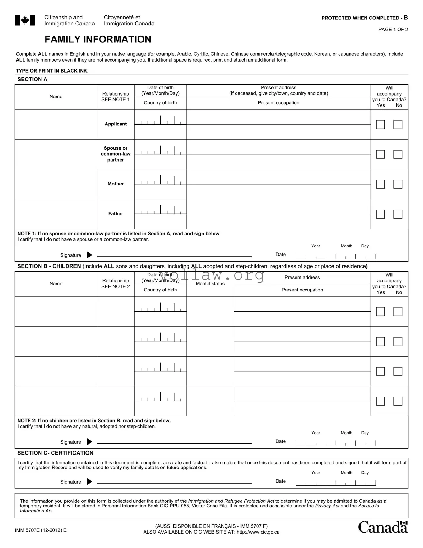 Imm5707 Template