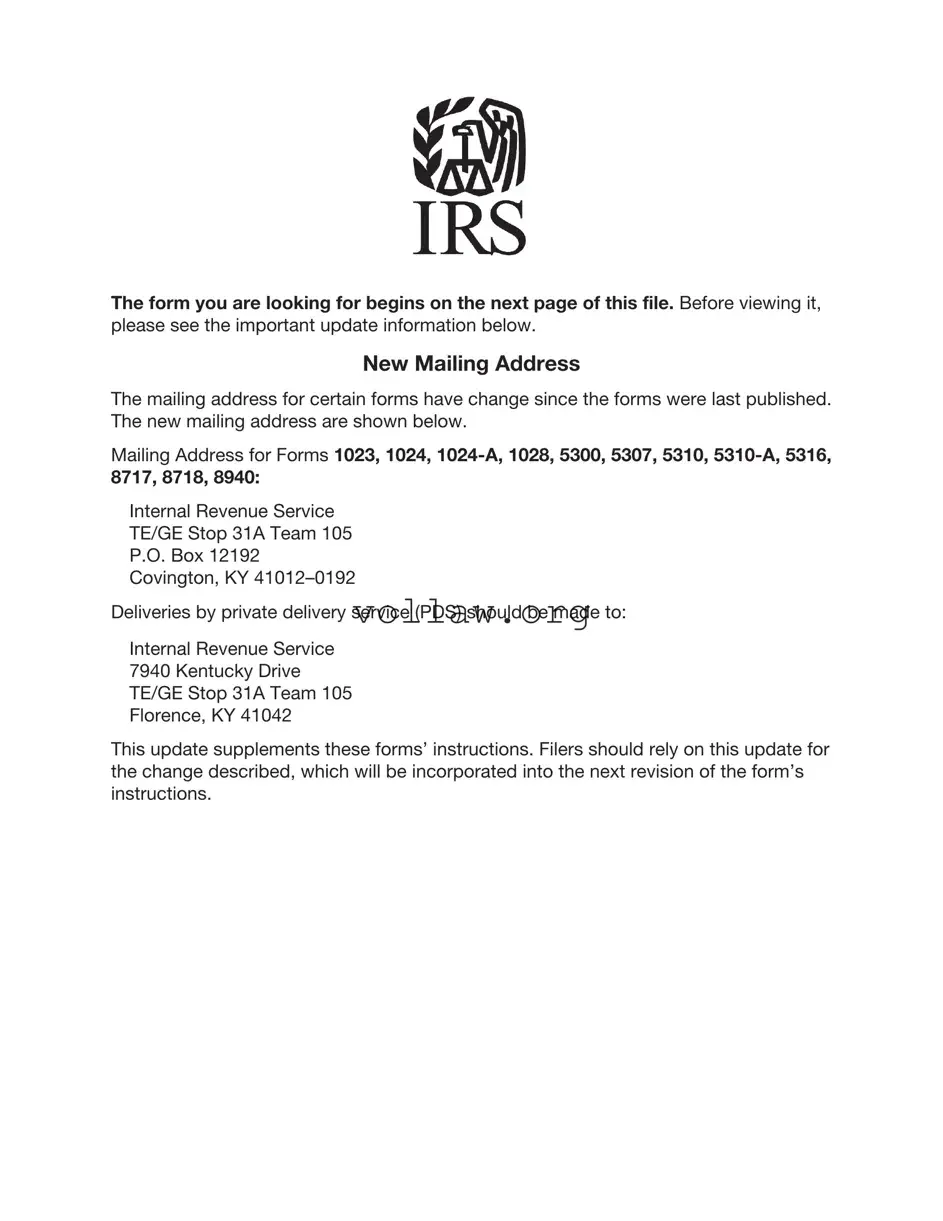 IRS 1024 Template