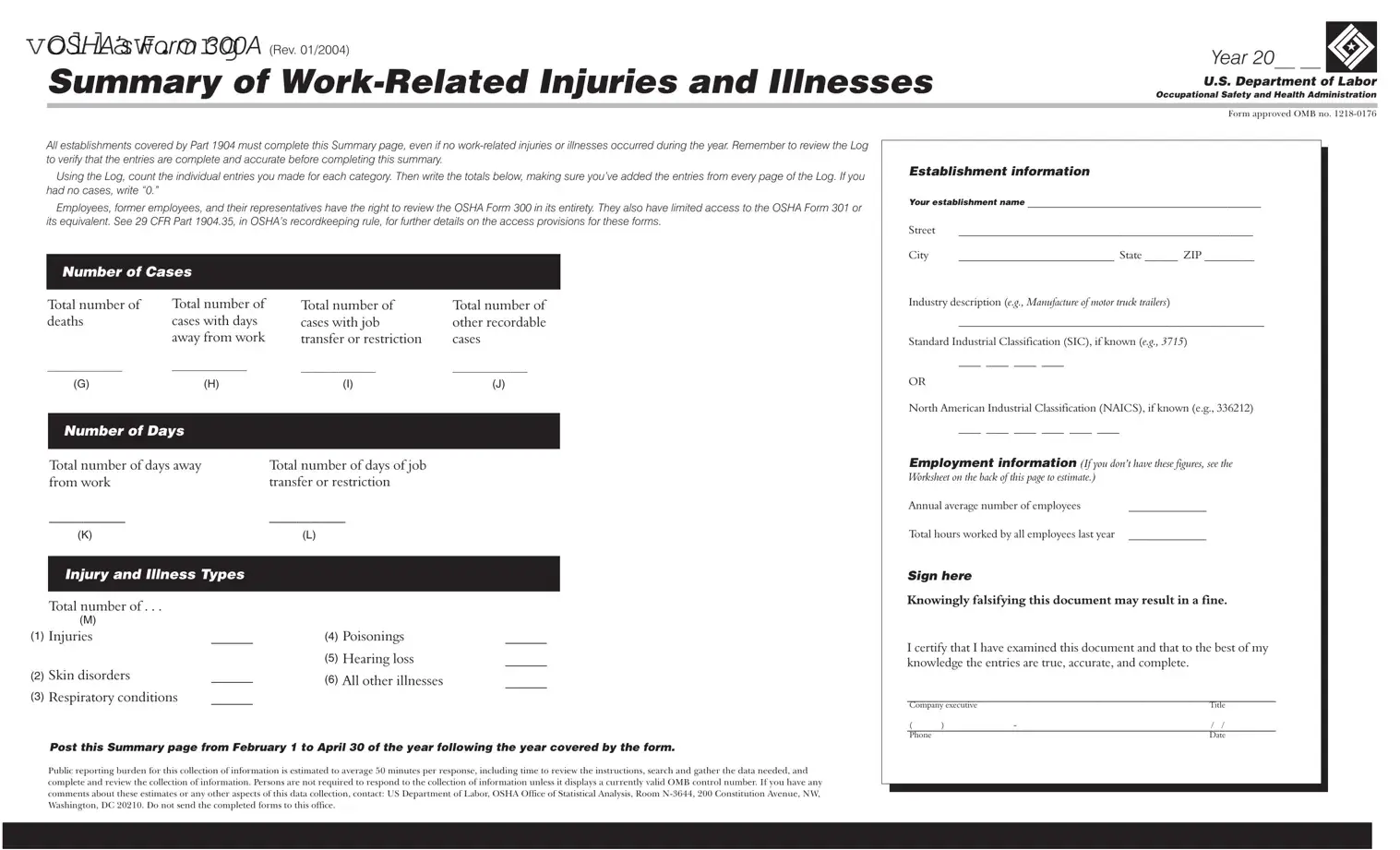 300A Osha Template