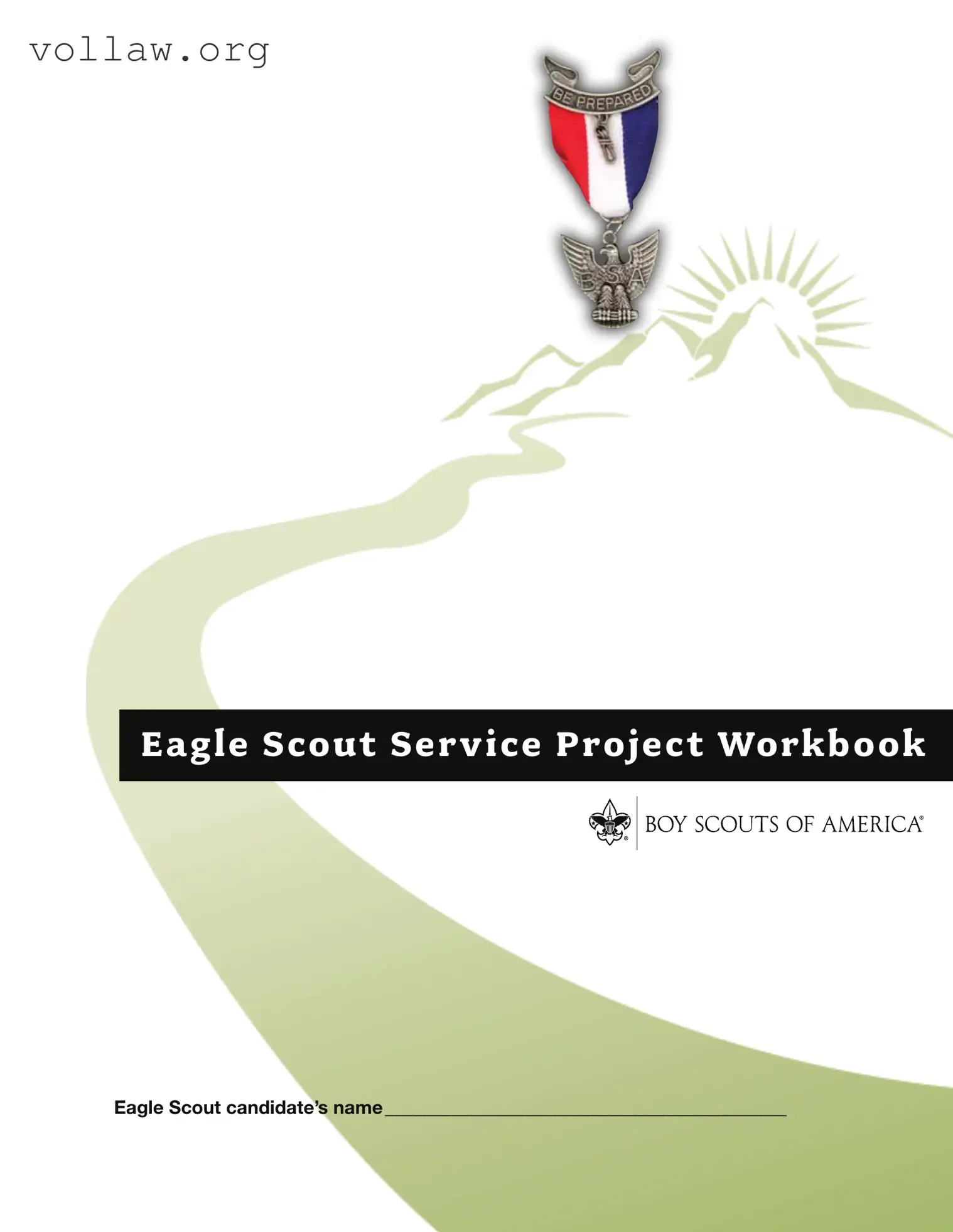Eagle Scout Project Workbook Template