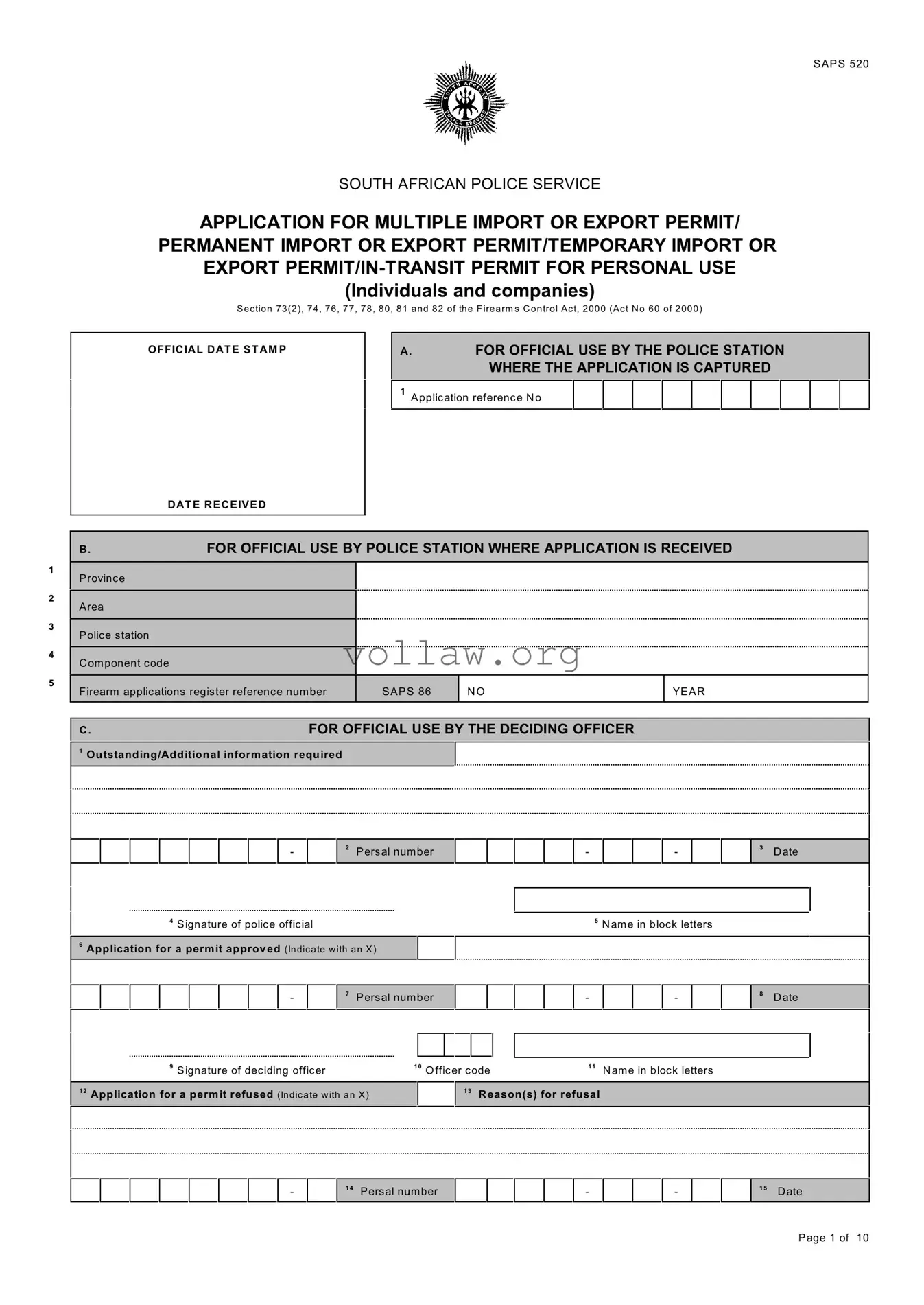 Saps 520 Template