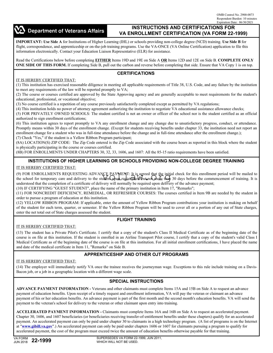 Va 22 Template